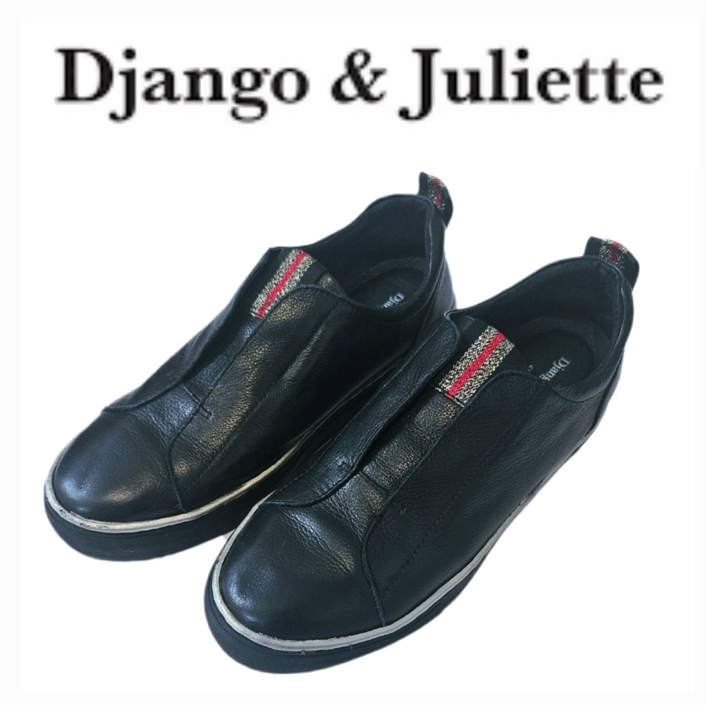NEW Django & Juliette Fredie Laceless Leather Shoes
